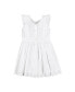 Little Girls Organic Cotton Flutter Sleeve Fit and Flare Dress