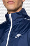 Фото #4 товара Спортивный костюм Nike Hoxton свободного кроя с манжетами из льняной ткани синего цвета