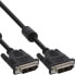 Фото #1 товара InLine DVI-D Cable 18+1 male / male Single Link 2 ferrite chokes 10m