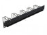 Фото #4 товара Delock 42628 - Cable management panel - Black - Metal - 1U - China - 48.3 cm (19")