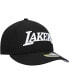 Фото #2 товара Men's Black Los Angeles Lakers Team Logo Low Profile 59FIFTY Fitted Hat