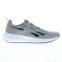 Фото #1 товара Reebok Lite Plus 4 Mens Gray Canvas Lace Up Athletic Running Shoes