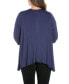 Фото #2 товара Plus Size Elbow Length Sleeve Open Cardigan