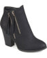 Полусапоги JOURNEE Collection Vally Zipper Bootie