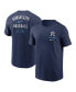 Фото #2 товара Men's Navy Kansas City Royals City Connect 2-Hit T-shirt