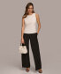 ფოტო #4 პროდუქტის Women's Asymmetric-Neck Sleeveless Top