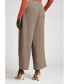 Фото #2 товара Plus Size Pleated Wide Leg Pant - 30, Brown