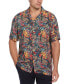 ფოტო #1 პროდუქტის Men's Short Sleeve Button-Front Tropical Camp Shirt