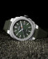 ფოტო #5 პროდუქტის Men's Swiss Automatic Alpiner Green Rubber Strap Watch 41mm