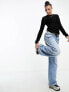 Фото #7 товара Weekday Ada lightweight knit jumper in black