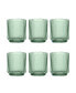 Фото #1 товара Mesa Double Old Fashion 6-Piece Premium Acrylic Glass Set, 15 oz