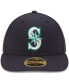 Фото #2 товара Men's Navy Seattle Mariners Authentic Collection On Field Low Profile Game 59FIFTY Fitted Hat