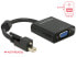 Фото #2 товара Delock 62641 - 0.25 m - Mini DisplayPort - VGA (D-Sub) - Male - Female - Gold