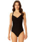 CopperControl - Women's Tummy Control Convertible Cross Front One Piece