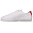 Puma Sf Roma Via Perforated Lace Up Mens White Sneakers Casual Shoes 307032-02