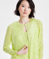 ფოტო #4 პროდუქტის Women's Sequinned Long Side-Slit Cardigan