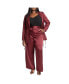 Plus Size Wide Waistband Trouser