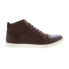 Фото #2 товара English Laundry Jameson EL2585H Mens Brown Leather Lifestyle Sneakers Shoes 13