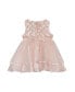Фото #2 товара Платье для малышей Rare Editions корзинное социальное с рубашка двухъярусной лентой