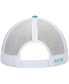 ფოტო #3 პროდუქტის Men's Teal, White Lay Day Trucker Snapback Hat