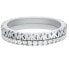 Elegant silver ring with zircons MKC1581AN040