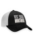 ფოტო #2 პროდუქტის Men's Black, White West Virginia Mountaineers Stockpile Trucker Snapback Hat