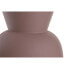 Vase DKD Home Decor Beige Pink Iron 19 x 19 x 51,5 cm (2 Units)
