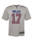 Big Boys Josh Allen Gray Buffalo Bills Atmosphere Game Jersey