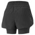 Puma Run 2In1 Athletic Shorts Womens Black Casual Athletic Bottoms 52328401