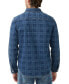 Фото #2 товара Men's Shane Indigo Long-Sleeve Button-Up Denim Shirt