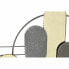 Настенный декор DKD Home Decor Серый Позолоченный Металл PVC современный (130 x 5 x 80,6 cm)