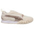 Фото #1 товара Puma Kyron Neutrals Metallic Lace Up Womens Size 5.5 M Sneakers Casual Shoes 37