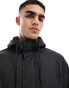 Фото #4 товара ASOS DESIGN shower resistant rubberised rain jacket in black