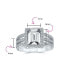 ფოტო #4 პროდუქტის Art Deco Style 3CT Rectangle AAA CZ Emerald Cut Halo Engagement Ring For Women Wide Band .925 Sterling Silver