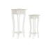 Фото #1 товара Набор из двух столиков DKD Home Decor Белый Светло-коричневый 30 x 30 x 76,5 cm