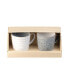 Фото #10 товара Studio Craft Grey 2 Piece Ridged Mug Set