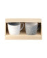 Studio Grey 2 Piece Ridged Mug Set