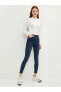 Фото #3 товара LCW Jeans Normal Bel Skinny Fit Cep Detaylı Kadın Rodeo Jean Pantolon