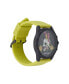ფოტო #3 პროდუქტის Women's Quartz Neon Lime Silicone Strap Watch 40mm