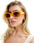 Фото #3 товара South Beach oval sunglasses in orange