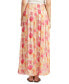 Фото #2 товара Juniors' Floral-Print Yoked Maxi Skirt