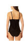 ფოტო #1 პროდუქტის Women's Copper Control Cross Front Tankini Top