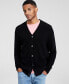 ფოტო #1 პროდუქტის Men's Cashmere V-Neck Cardigan, Created for Macy's