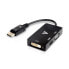 Фото #2 товара V7 DisplayPort Adapter (m) to VGA - HDMI or DVI (f) - 0.1 m - DisplayPort - VGA / DVI / HDMI - Male - Female - 2560 x 1600 pixels