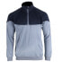 Фото #2 товара Page & Tuttle Upper Colorblock Layering Quarter Zip Jacket Mens Grey Casual Athl