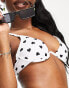 Фото #4 товара New Look monowire bikini top in heart print