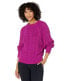 Фото #1 товара Ralph Lauren Cable-Knit Dolman Sleeve Sweater Purple Size Large