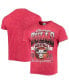 ფოტო #2 პროდუქტის Men's '47 Red Chicago Bulls 75Th Anniversary City Edition Mineral Wash Vintage-Look Tubular T-shirt