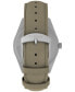 Men's Expedition Field Analog Solar Tan material Strap 43mm Round Watch