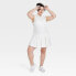 Фото #2 товара Women's Polo Tank Dress - All in Motion White XS